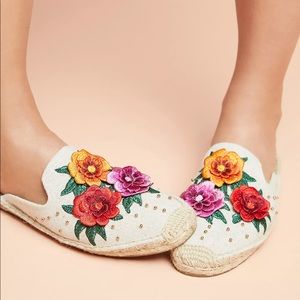 Soludos x Anthropologie Floral Espadrilles - 8.5